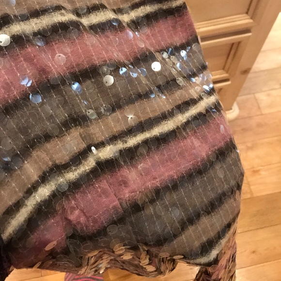 American Rag Cie- Sequined Tank- Size Large - Picture 4 of 5